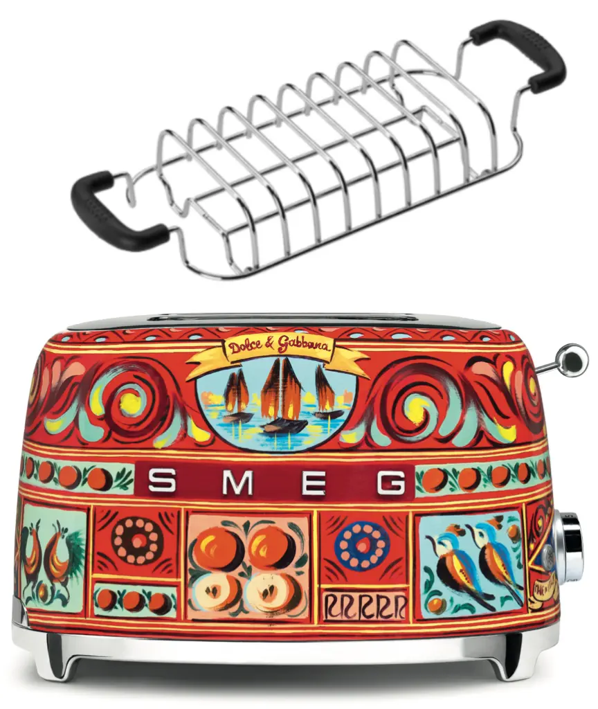 SMEG_Toaster_Dolce_Gabbana_DG_mit_Broetchenaufsatz_TSF01_TSBW01_bei_KitchenPoint_kaufen.webp