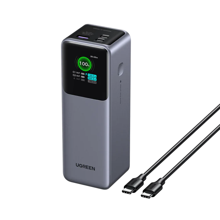 UGREEN Nexode Power Bank 25000mAh 200W with Smart Digital Display PB722 35525B