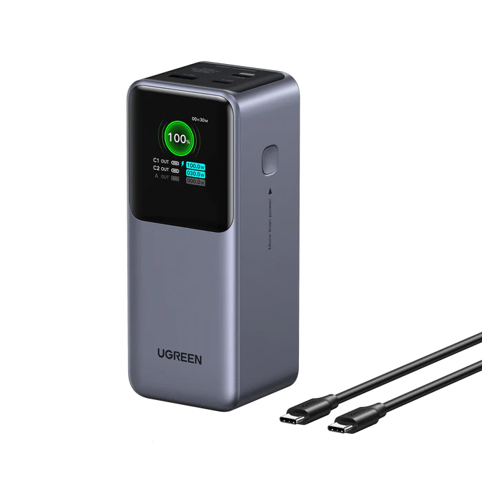 UGREEN Nexode Power Bank 20000mAh 130W with Smart Digital Display PB721 35524