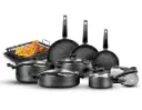 Food Appeal Everyday Plus Cookware Set 14 Pcs Casserole 20/24/28 Sot 28/Pan 20/24/28/Saucepan 16/ Krisper