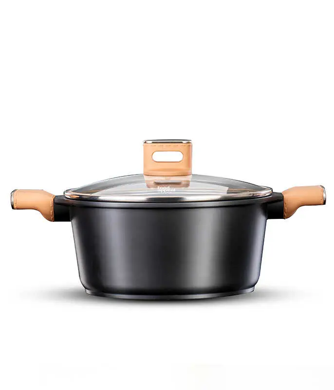 Food Appeal Charm Casserole Camel Leather 32 cm