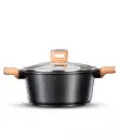 Food Appeal Charm Casserole Camel Leather 32 cm