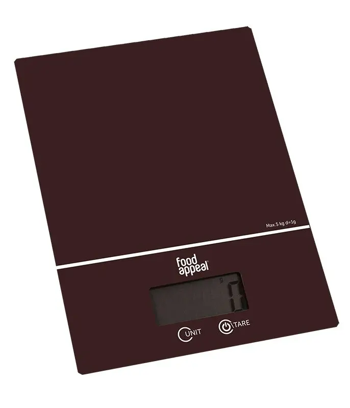 Food Appeal  Digital Kitchen Scale 5kg Macaroon Brown