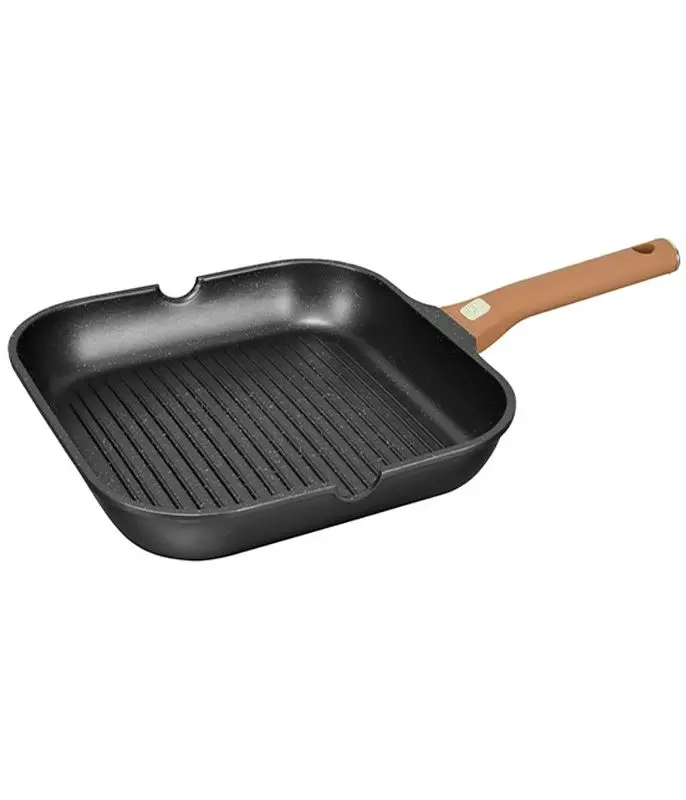 Food Appeal Charm Grill Pan 28 cm Camel Leather