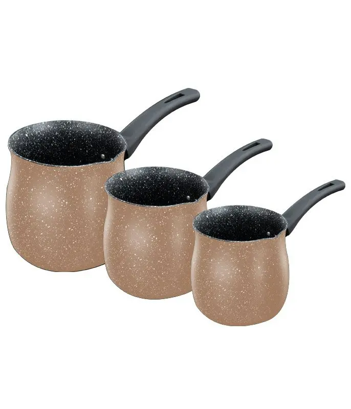 Food Appeal Coffee Pot Set 3 Pcs 0.5/0.9/1.3L Cream