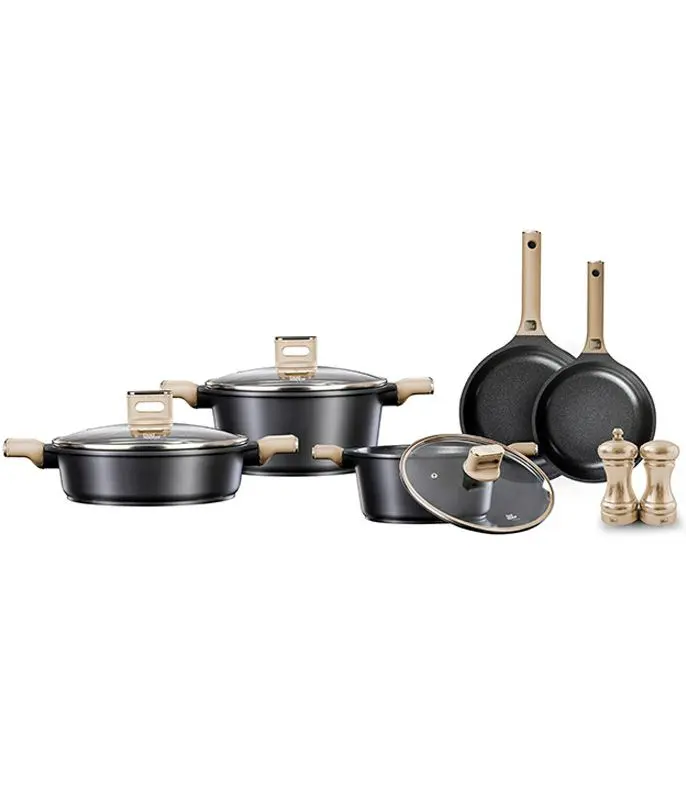 Food Appeal Charm Cookware Set 10 Pcs Cream