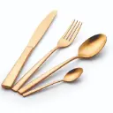 Food Appeal Pure Gold Cutlery Set 24 Pcs