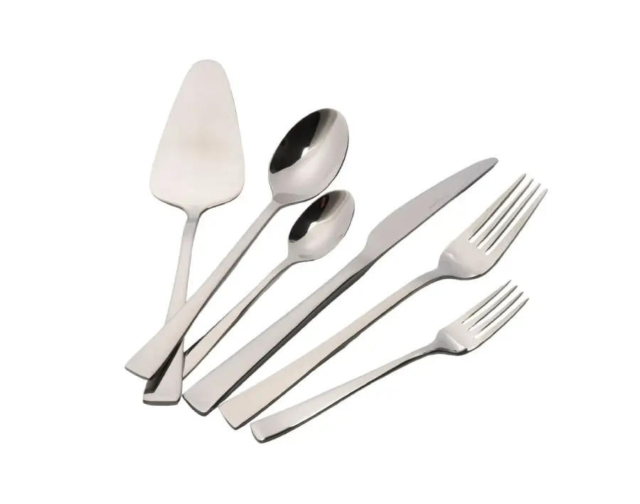 Food Appeal Crystalin Flat Silver Cutlery Set 61 Pcs