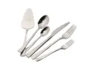 Food Appeal Crystalin Flat Silver Cutlery Set 61 Pcs