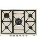 Smeg Gas Hob 70/75 cm Cortina Aesthetic Cream SR775PO
