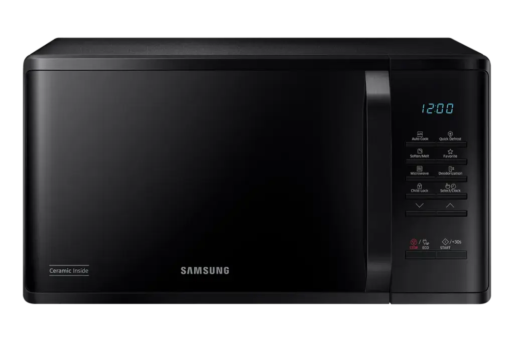 Samsung Microwave 23L Black Ceramic Enamel Cavity MS23K3513