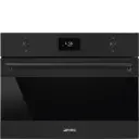 Smeg Built in Combi Microwave Oven SOA4302M1N Black Graphite