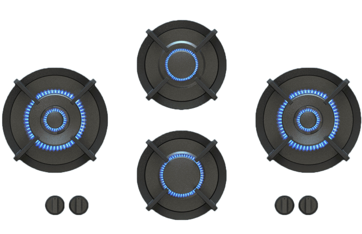 Pitt Cooking Drum 4 Burners 