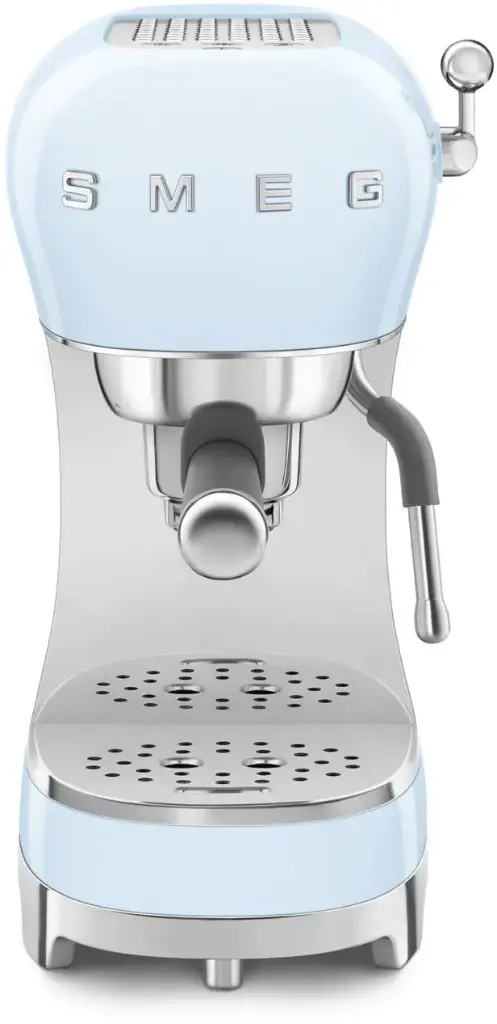 Smeg Espresso Manual Coffee Machine Blue ECF02PBEU