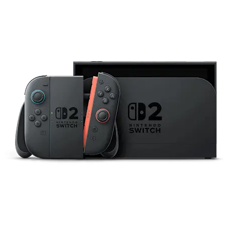 Nintendo Red Blue Joy-Con Switch 2 with Mario Kart 