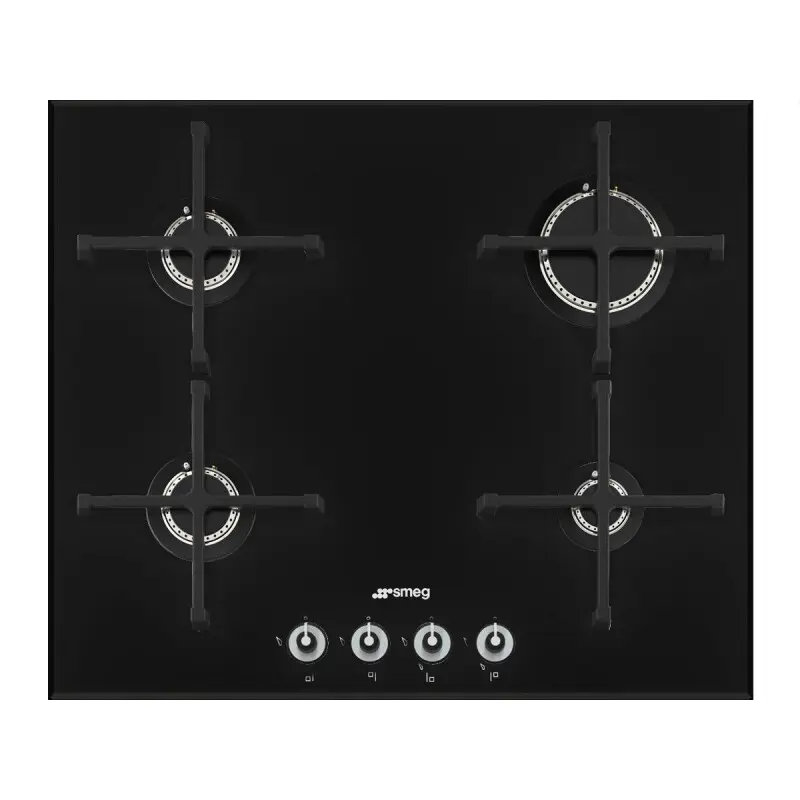 Smeg Gas Hob 60 Cm Linea Aesthetic Black PV164