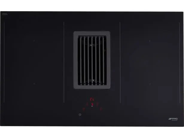 Smeg Induction hob with integrated hood 80 cm HOBD482D