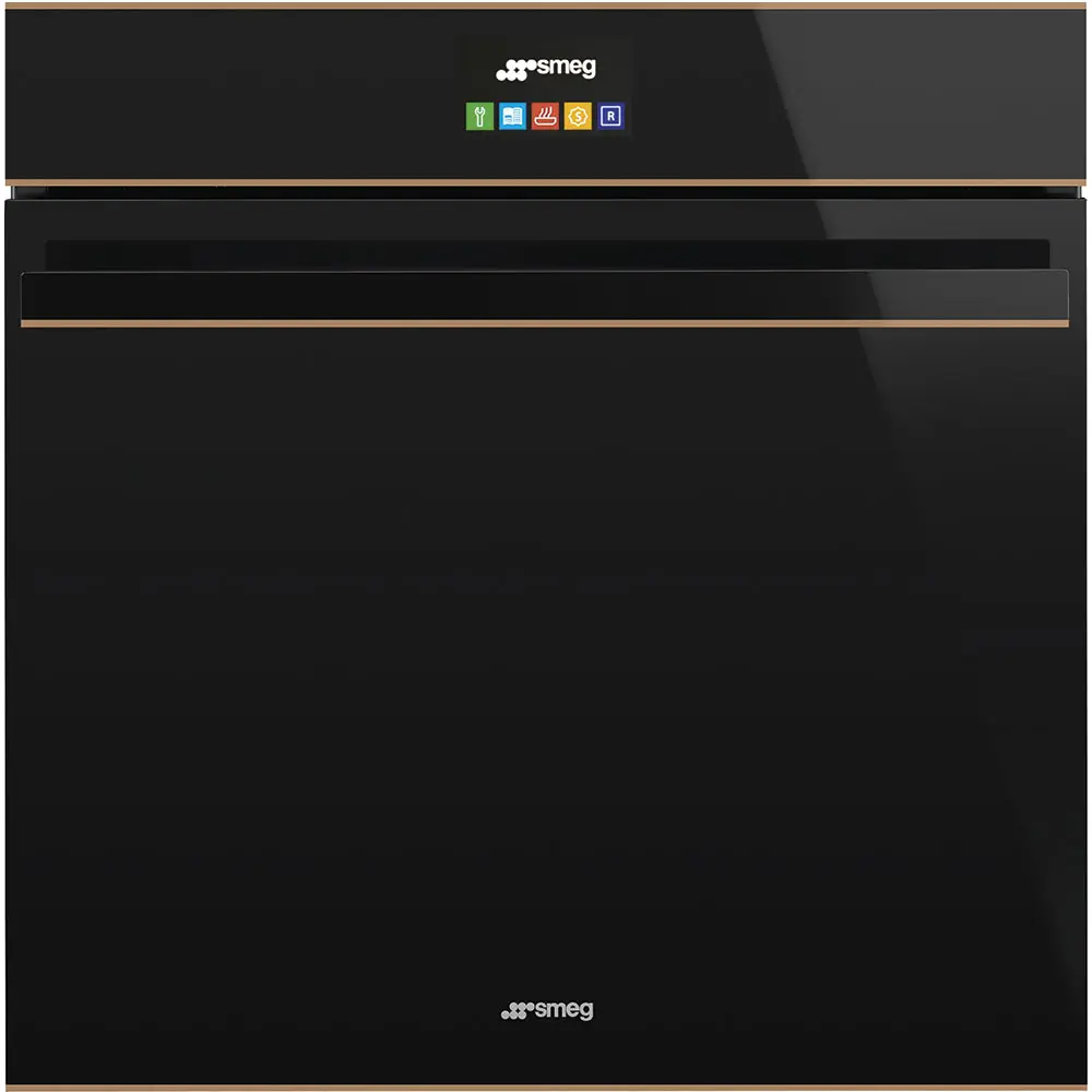 Smeg Built in Oven 60 cm Dolce Still Novo Black Rose Gold SFP6604NRE