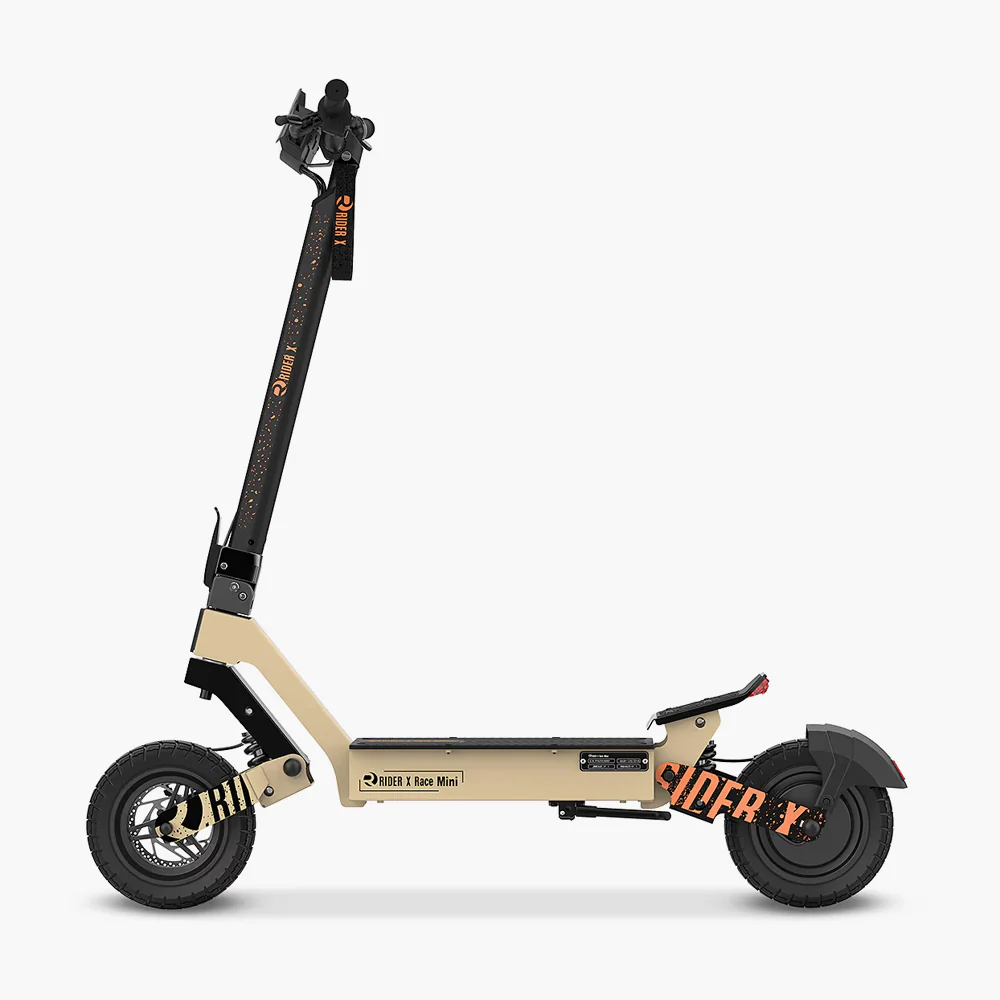 Rider X RACE MINI Scooter - 48V16AH Gray Desert Cream