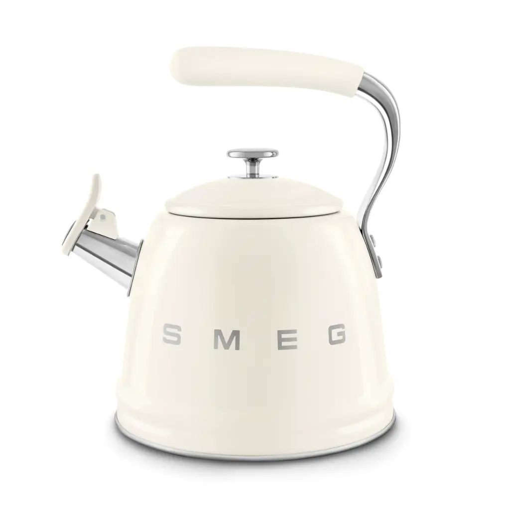 Smeg Whistling Kettle Cream 50's Style Aesthetic WKF01CR