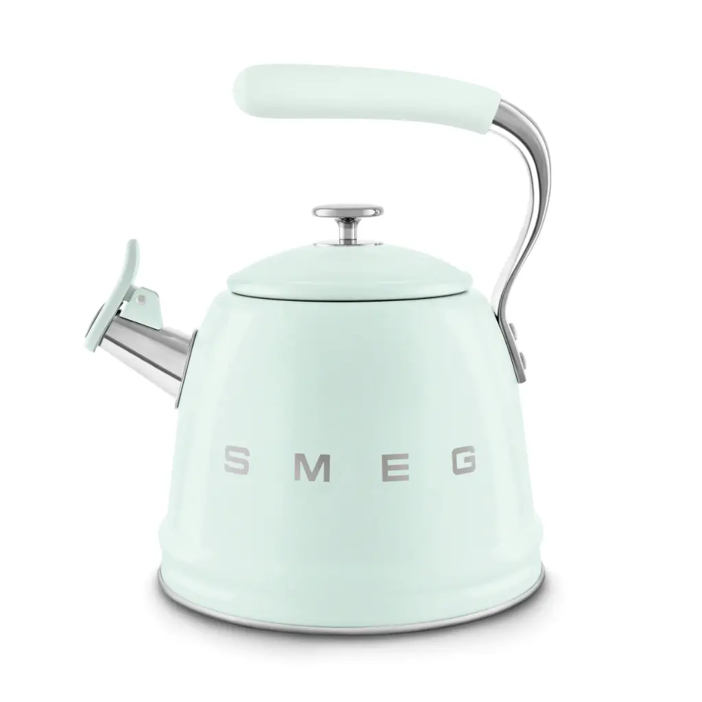 Smeg Whistling Kettle Pastel Green 50's Style Aesthetic WKF01PG