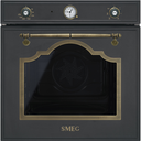 Smeg Built in Oven Fan assisted 60cm Cortina Aesthetic SF700AO Black Graphite