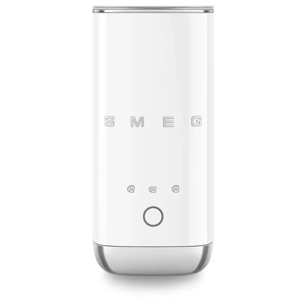 Smeg Milk Frother White 50's Style Aesthetic MFF02WHEU