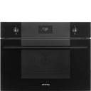 Smeg Built in Microwave Oven 45 cm Linea Aesthetic Black  SO4101M1B3