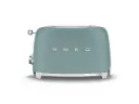 Smeg Emerald Green Matt toaster 2‑slice, 2‑slot toaster 50's Style aesthetic TSF01EGMEU