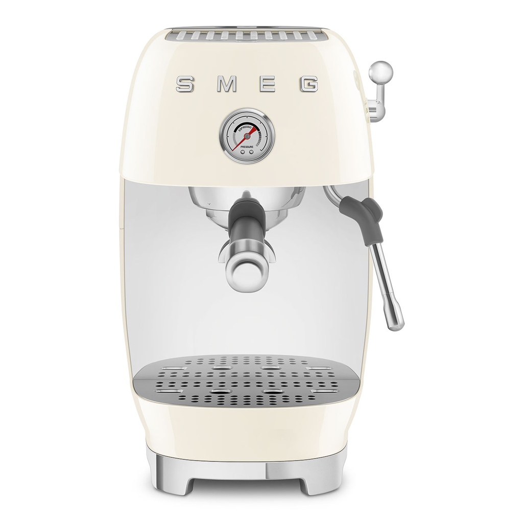 Smeg Manual espresso coffee machine with cold brew Cream Color ECF03CREU