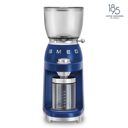Smeg Coffee Grinder 50's Style Lavazza 1895 Blue Limited Edition CGF01LVEU