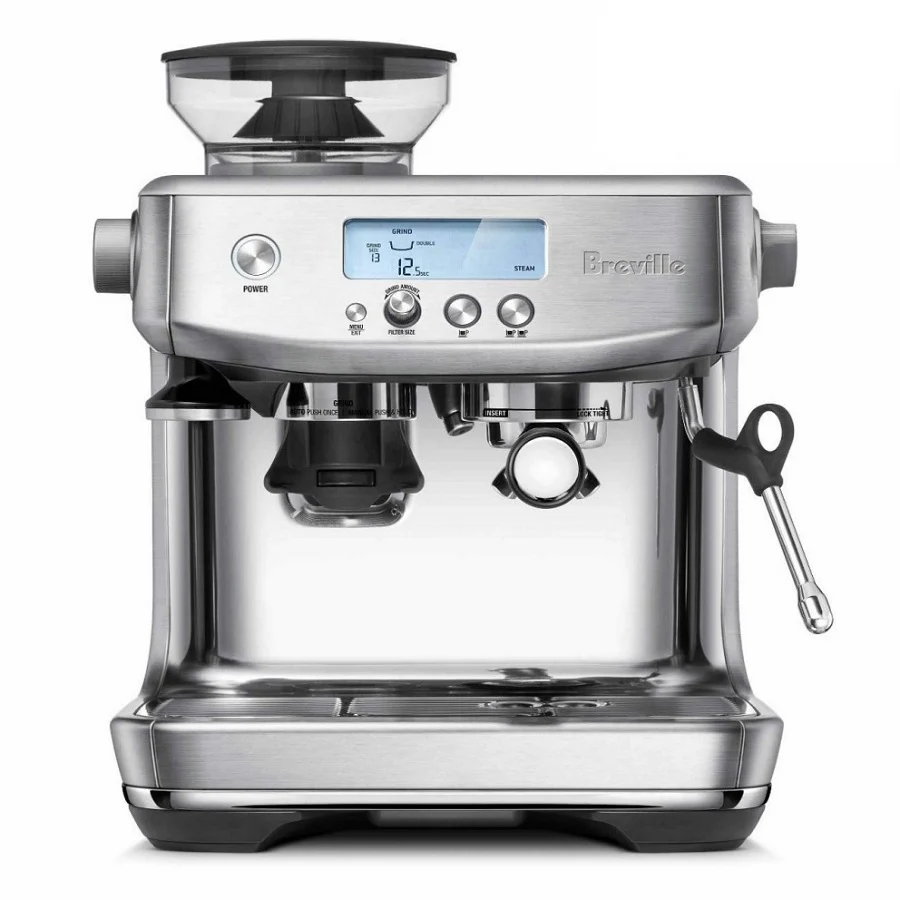 Breville Barista Pro Espresso Machine Digital BES878 Brushed Silver Stainless BES878BSS