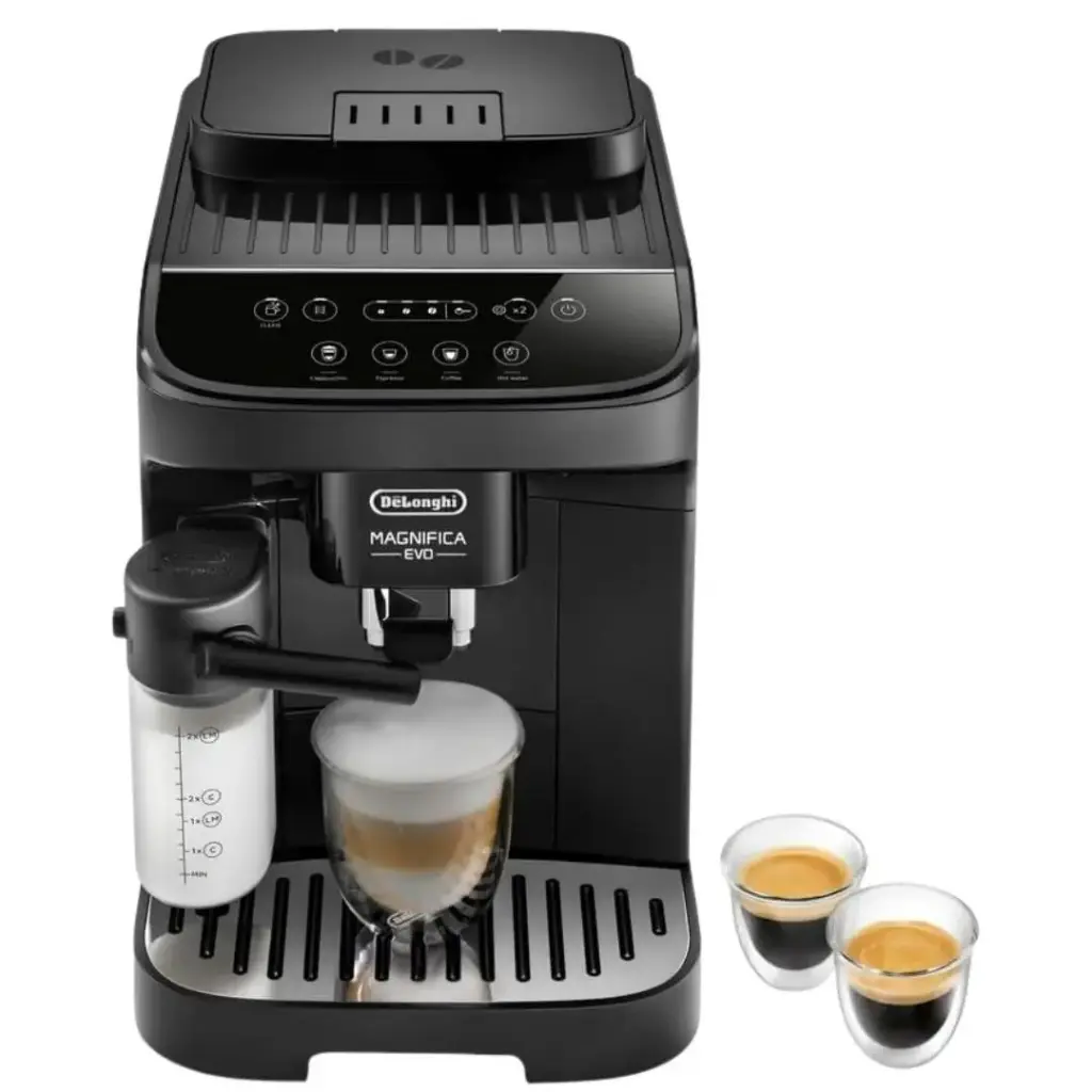 Delonghi Espresso Bean to Cup Full Automatic Machine Magnifca Evo with Milk ECAM293.52.B