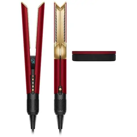 Dyson Airstrait HT01 Straightener Red Velvet & Gold