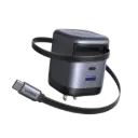 UGREEN Wall Charger Nexode Pro 65W with retractabe cable USB-C X615 /65825