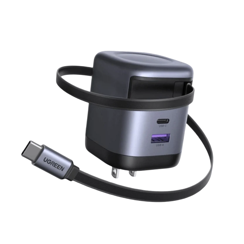 UGREEN Wall Charger Nexode Pro 100W with retractabe cable USB-C X615 /65828