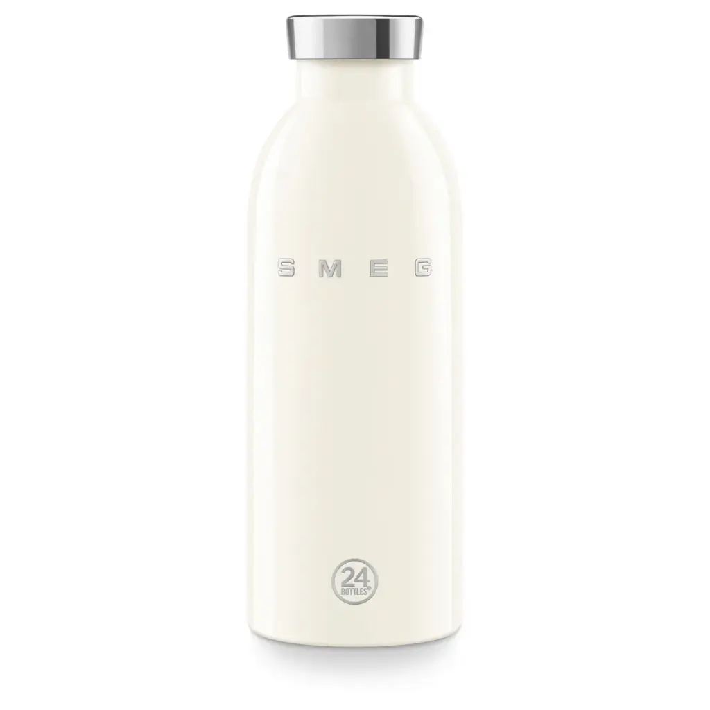 Clima Bottle 500 ml | SMEG x 24Bottles 50's style aesthetic Cream WBF01CR