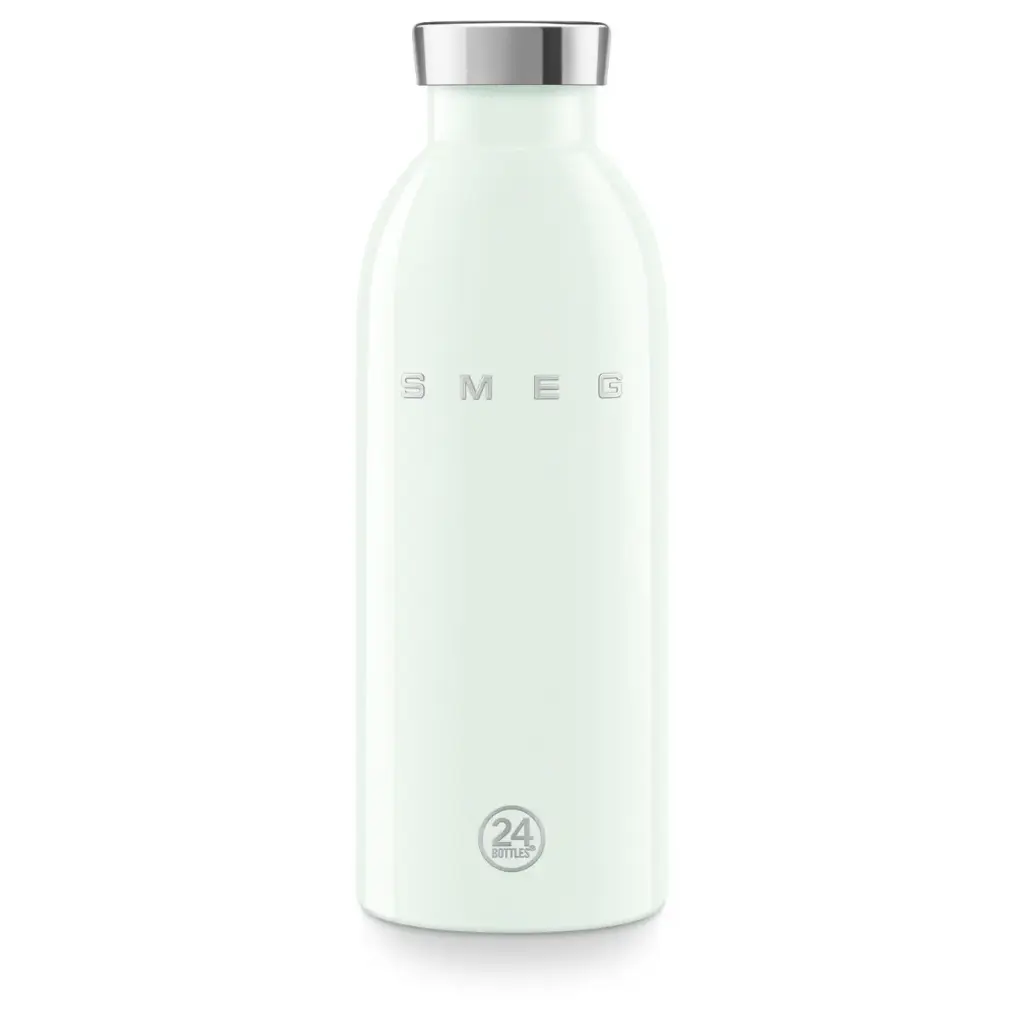Clima Bottle 500 ml | SMEG x 24Bottles 50's style aesthetic Pastel Green WBF01PG