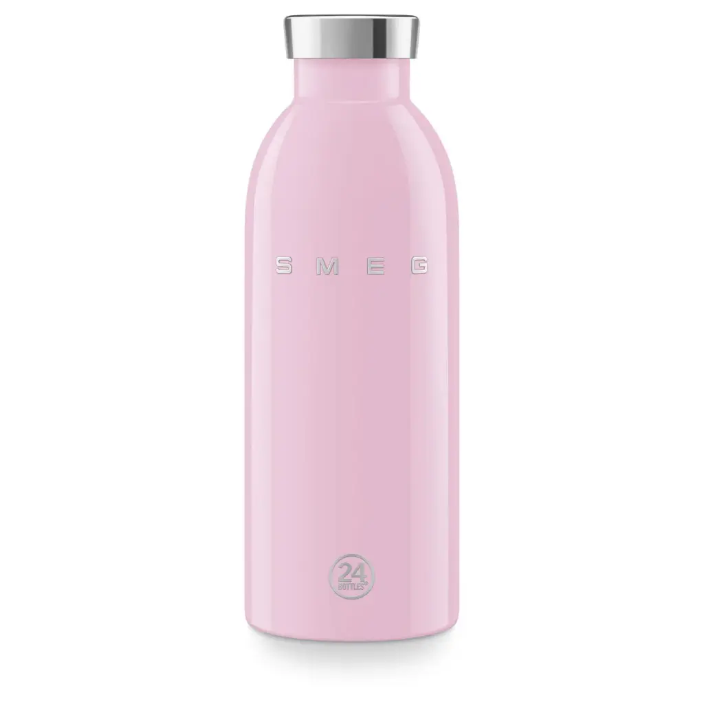 Clima Bottle 500 ml | SMEG x 24Bottles 50's style aesthetic Pink WBF01PK