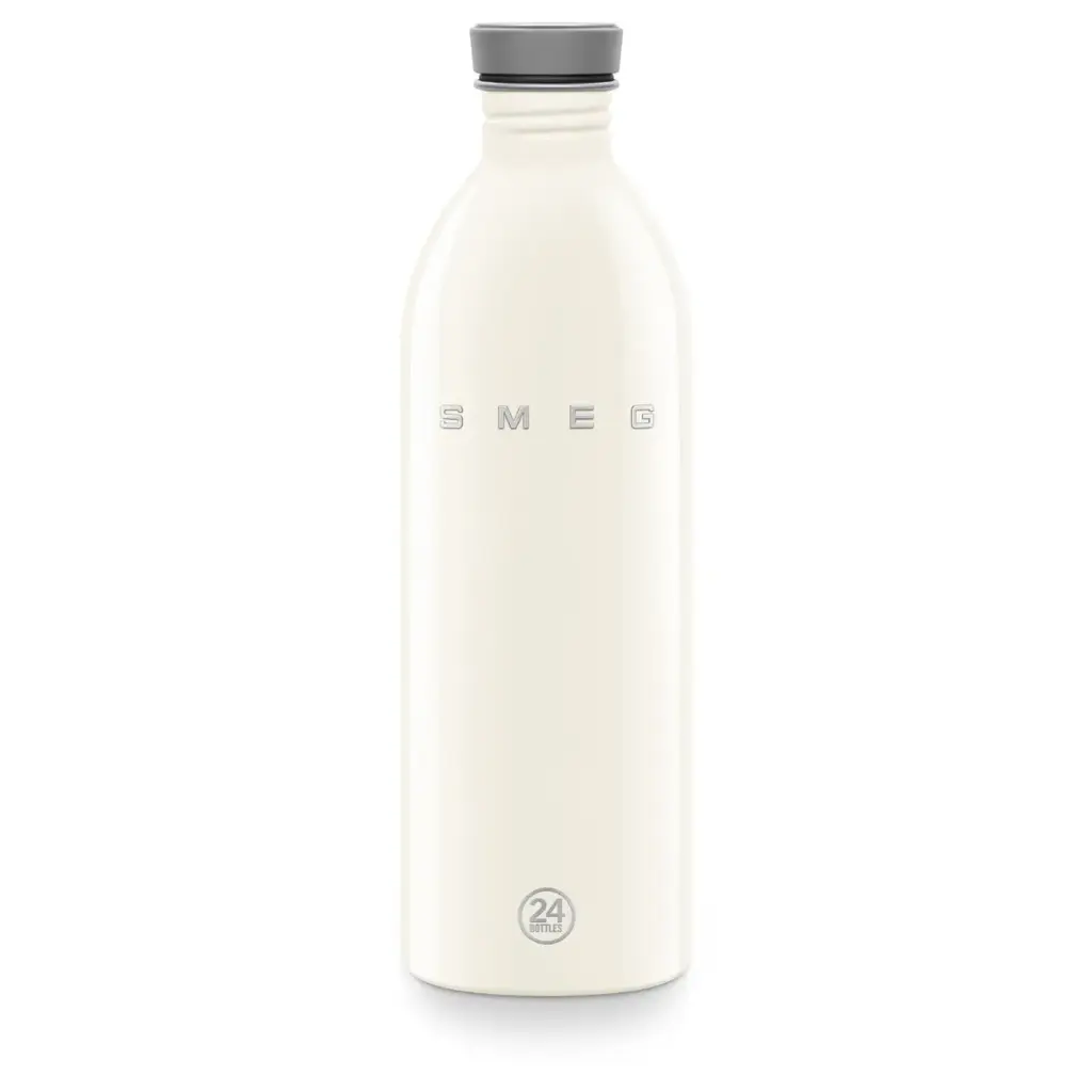 Urban Bottle one-litre | SMEG x 24Bottles 50's style aesthetic Cream WBF02CR 