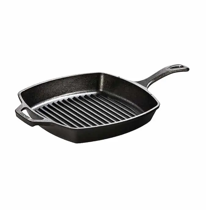 Lodge Cast Square Stripped Pan 26.6 cm