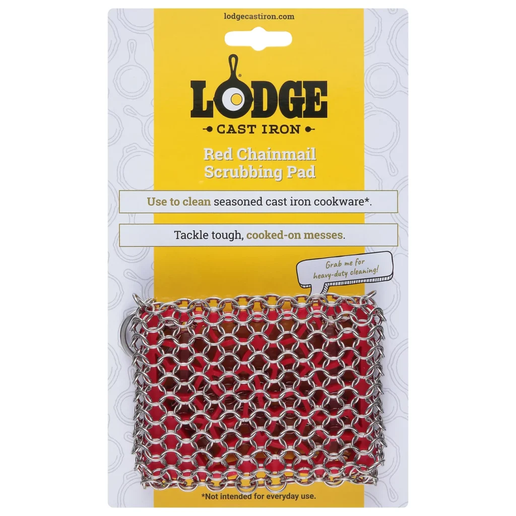 Lodge Red Chainmail Scrubbing Pad