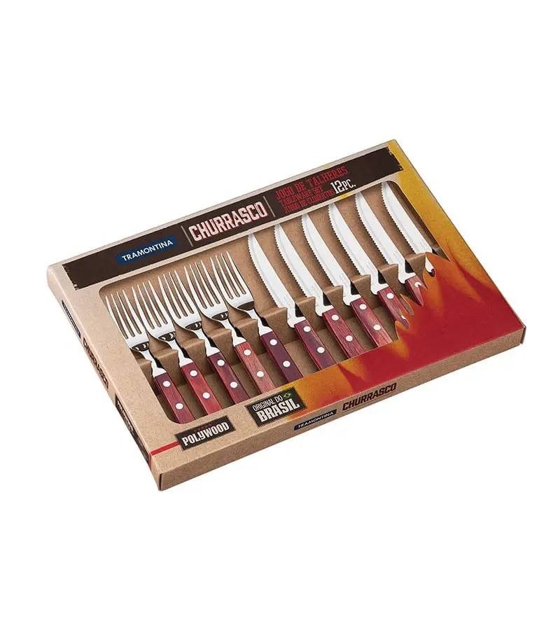 Tramontina Chianti Elegant 12-Piece Cutlery Set Steaks 