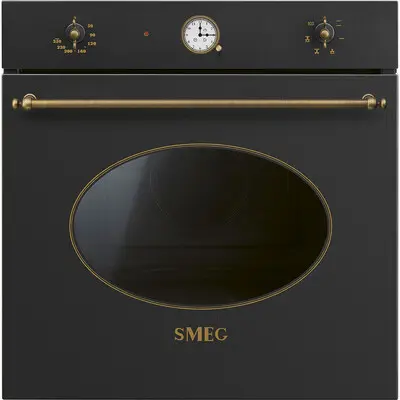 Smeg Oven Built in Coloniale Aesthetic Black Graphite SF68C1AO