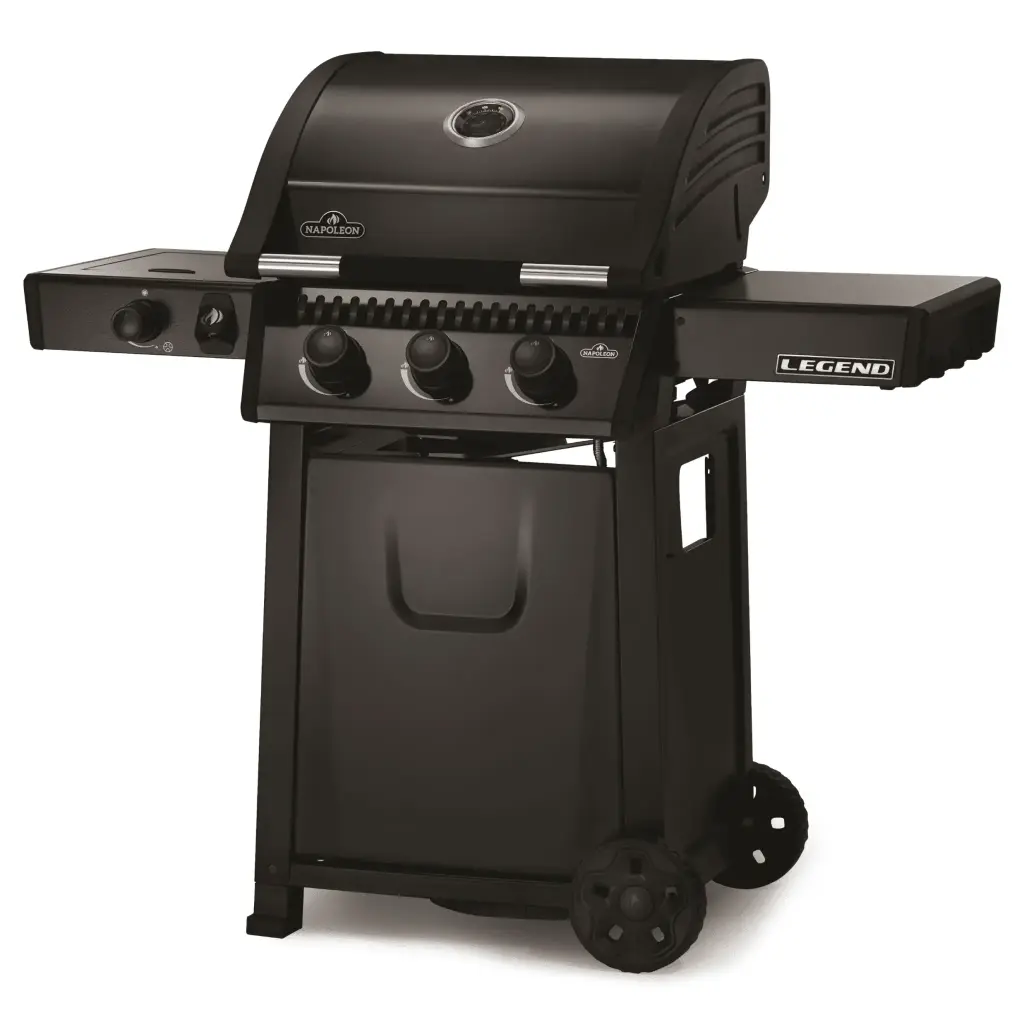 Napoleon 3 Bruners LEGEND 365 Gas Grill with Side Burner LD365SBPK