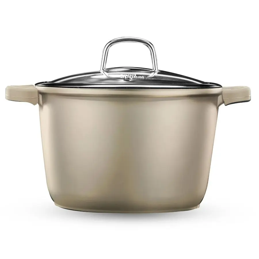 Food Appeal Marble Class Casserole 28 cm High 10L Cream