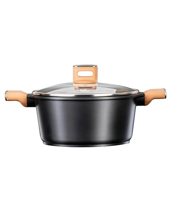 Food Appeal Charm Casserole Camel Leather 24 cm 4.3L