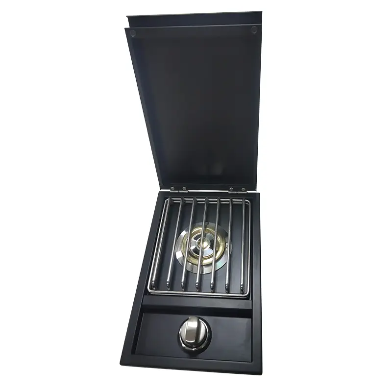 Caesar Grill Built in Side burner Black EH-100-CD-BK
