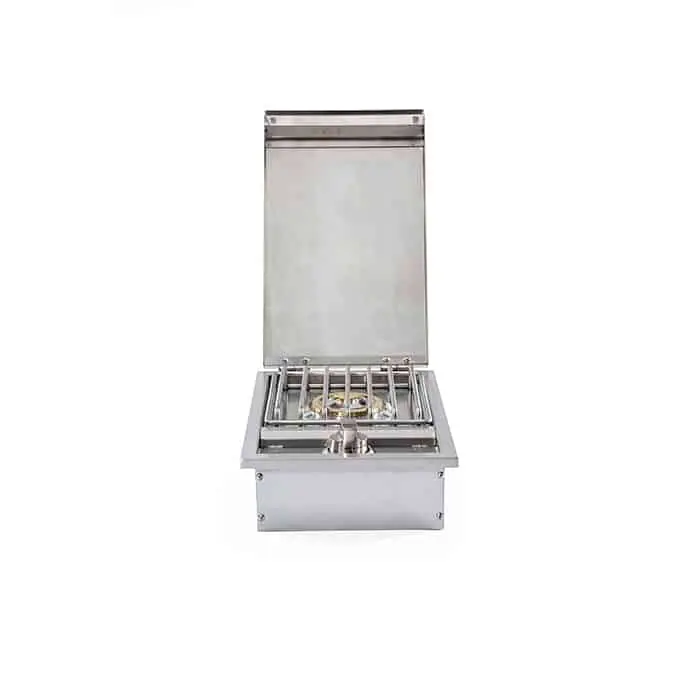 Caesar Grill Built in Side burner Silver Stainless EH-100-CD