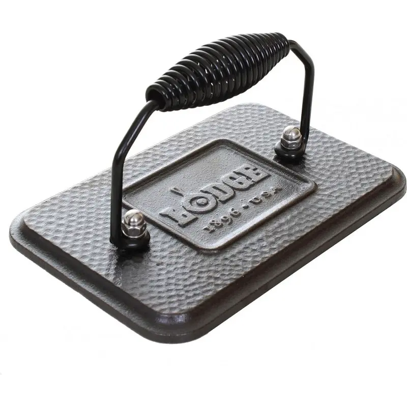 Lodge Cast Iron Grill Press 6.75x4.5 Inch LGP3